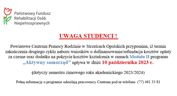 uwaga studenci