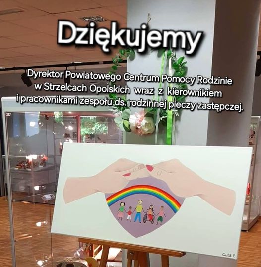 podziękowanie dla rodzin
